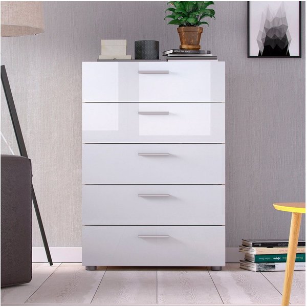 Home affaire Kommode Pepe Highboard, Schubkastenkommode, Breite 70 cm, Höhe 102 cm