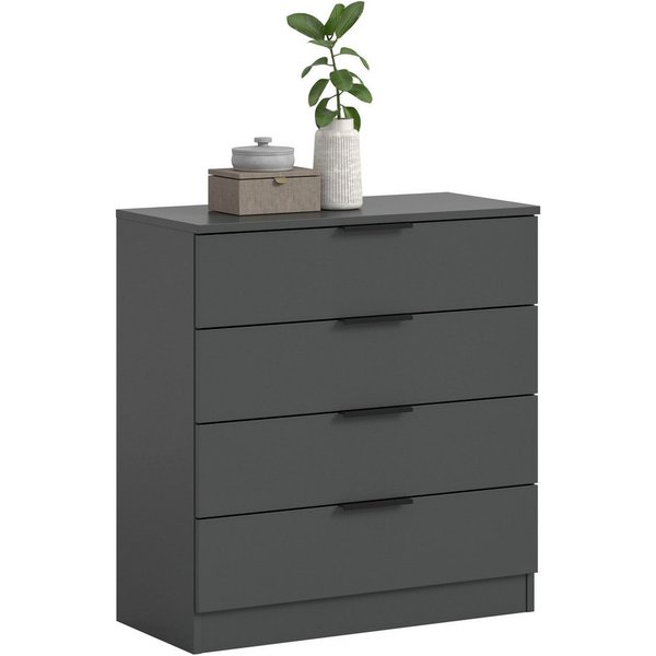 Home affaire Kommode SKARDE, Breite 74 cm, 4 Schubkästen, viel Stauraum (in verschiedenen Farben und Breiten erhältlich, individuell einsetzbar), Sideboard, Anr