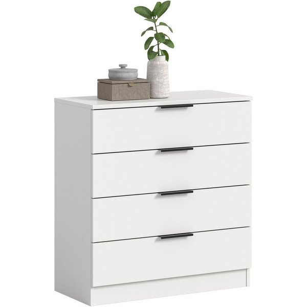 Home affaire Kommode SKARDE, Breite 74 cm, 4 Schubkästen, viel Stauraum (in verschiedenen Farben und Breiten erhältlich, individuell einsetzbar), Sideboard, Anr