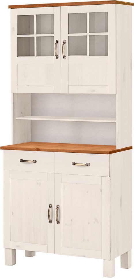Home affaire Küchenbuffet Alby Breite 85 cm, 2 Glastüren – Bild 2 von 5