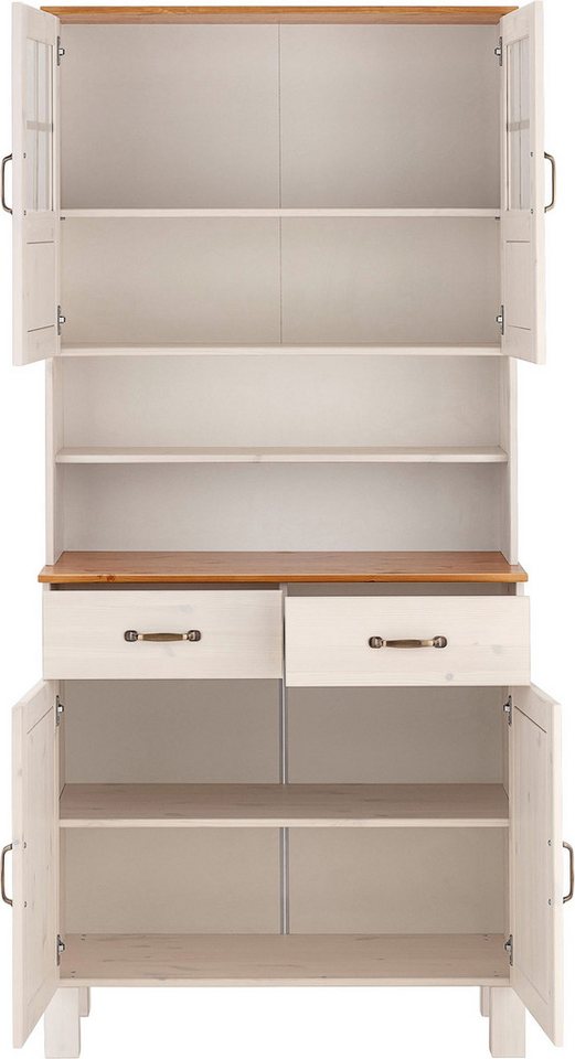 Home affaire Küchenbuffet Alby Breite 85 cm, 2 Glastüren – Bild 4 von 5