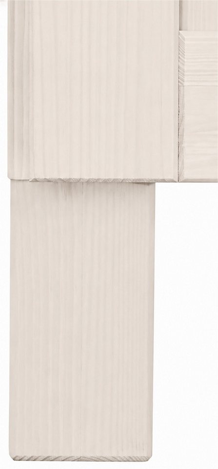Home affaire Küchenbuffet Oslo 125 cm breit, aus massiver Kiefer, mit 2 Glastüren, Metallgriffe – Bild 5 von 5