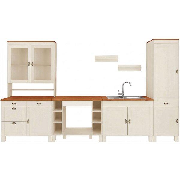 Home affaire Küchenzeile Oslo, Breite 350 cm, in 2 Tiefen, ohne E-Geräte