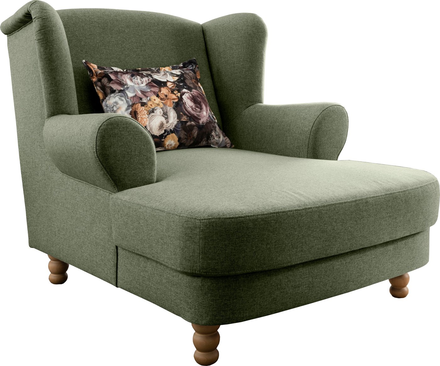 Home affaire Loveseat Tassilo Big Mega Ohrensessel, viel Platz und bequem, Breite 121cm – Bild 2 von 5