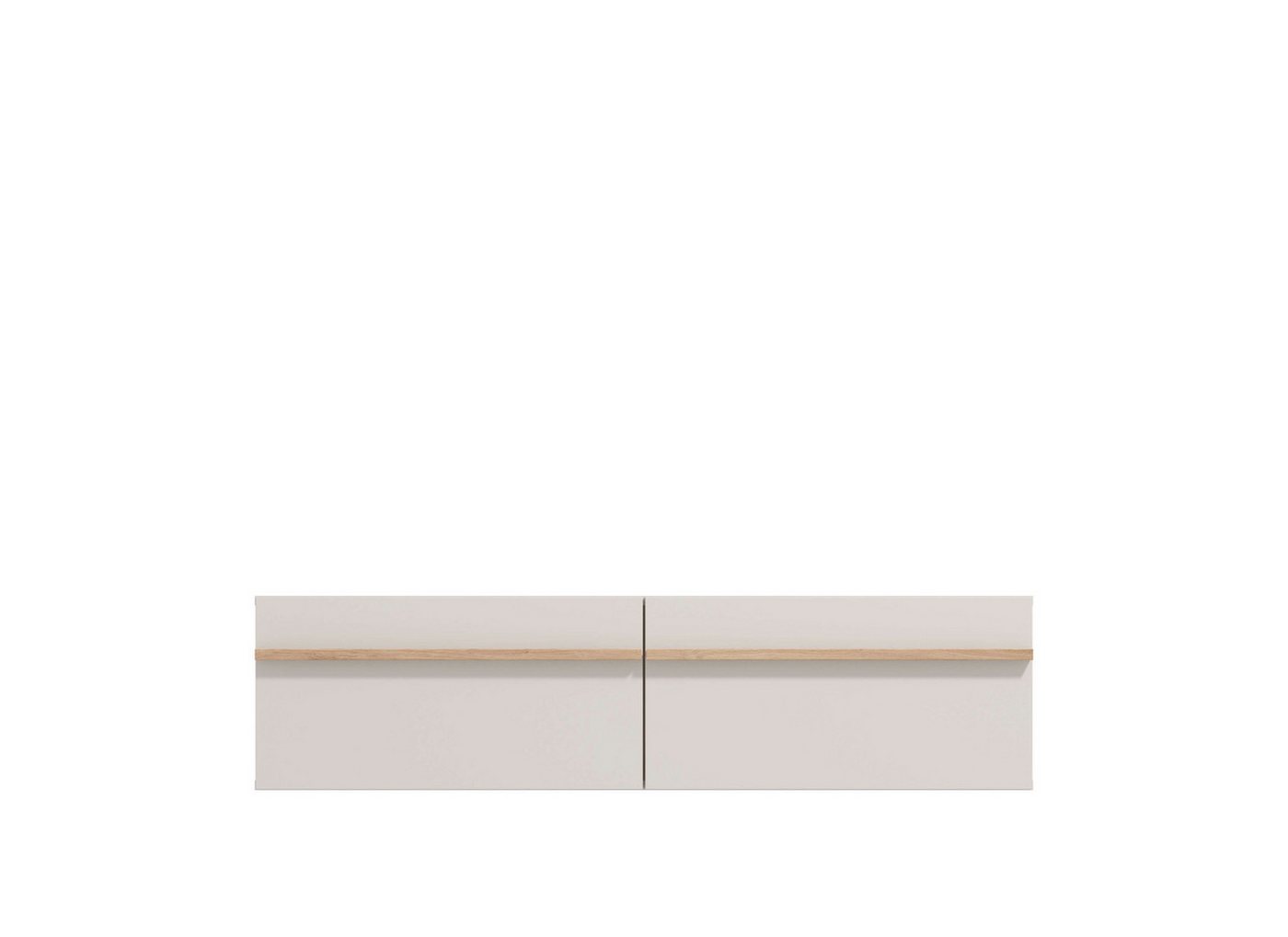 Home affaire Lowboard Arles TV-Kommode, Breite 128 /154/192 cm, TV-Schrank, Wandmontage, mit geschlossenen Fächern, in Kaschmir Farbe, mit Klappentüren – Bild 3 von 5