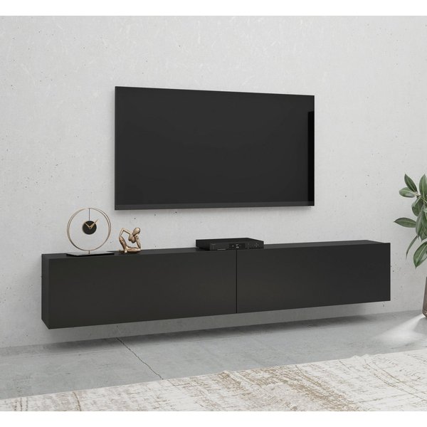 Home affaire Lowboard Ava, Breite 180 cm, hängend und stehend montierbar, moderne grifflose TV-Kommode, TV-Schrank, TV-Board