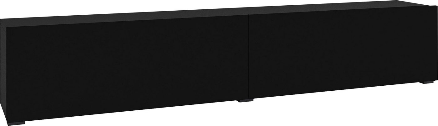 Home affaire Lowboard Ava, Breite 180 cm, hängend und stehend montierbar, moderne grifflose TV-Kommode, TV-Schrank, TV-Board – Bild 3 von 5