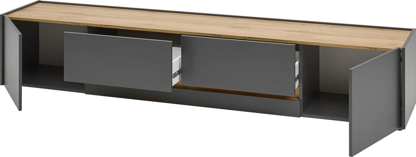 Home affaire Lowboard City/Giron, moderner TV-Schrank, Kommode, TV-Unterschrank, zeitlos, modern, ausreichend Stauraum, vielseitig einsetzbar – Bild 4 von 5