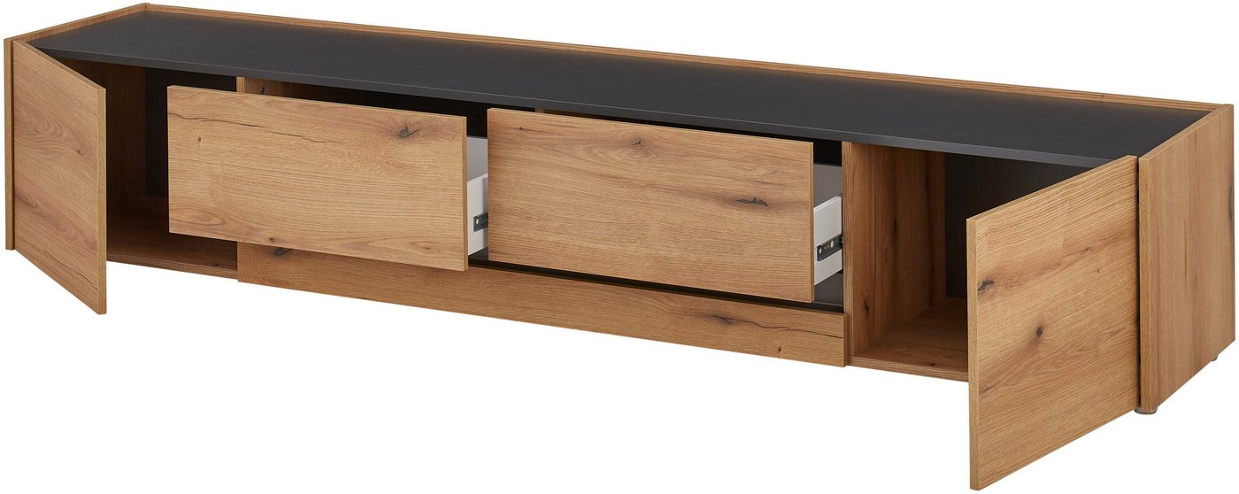 Home affaire Lowboard City/Giron, moderner TV-Schrank, Kommode, TV-Unterschrank, zeitlos, modern, ausreichend Stauraum, vielseitig einsetzbar – Bild 4 von 5