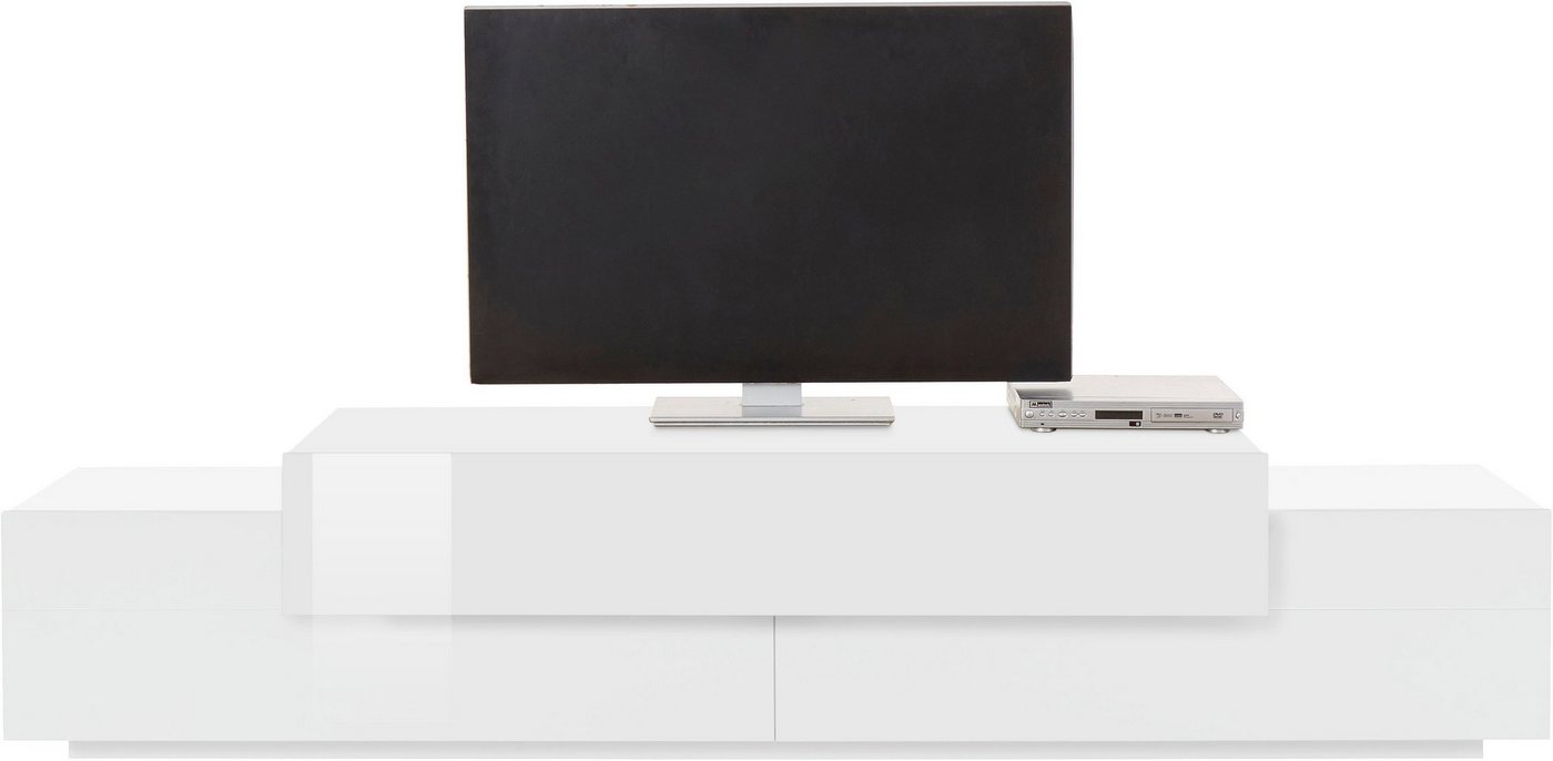 Home affaire Lowboard Coro,Lowboard,TV-Kommode,TV-Möbel,TV-Bank, mit 3 Klappen, (B/T/H) 240x45x51,6 cm – Bild 3 von 5