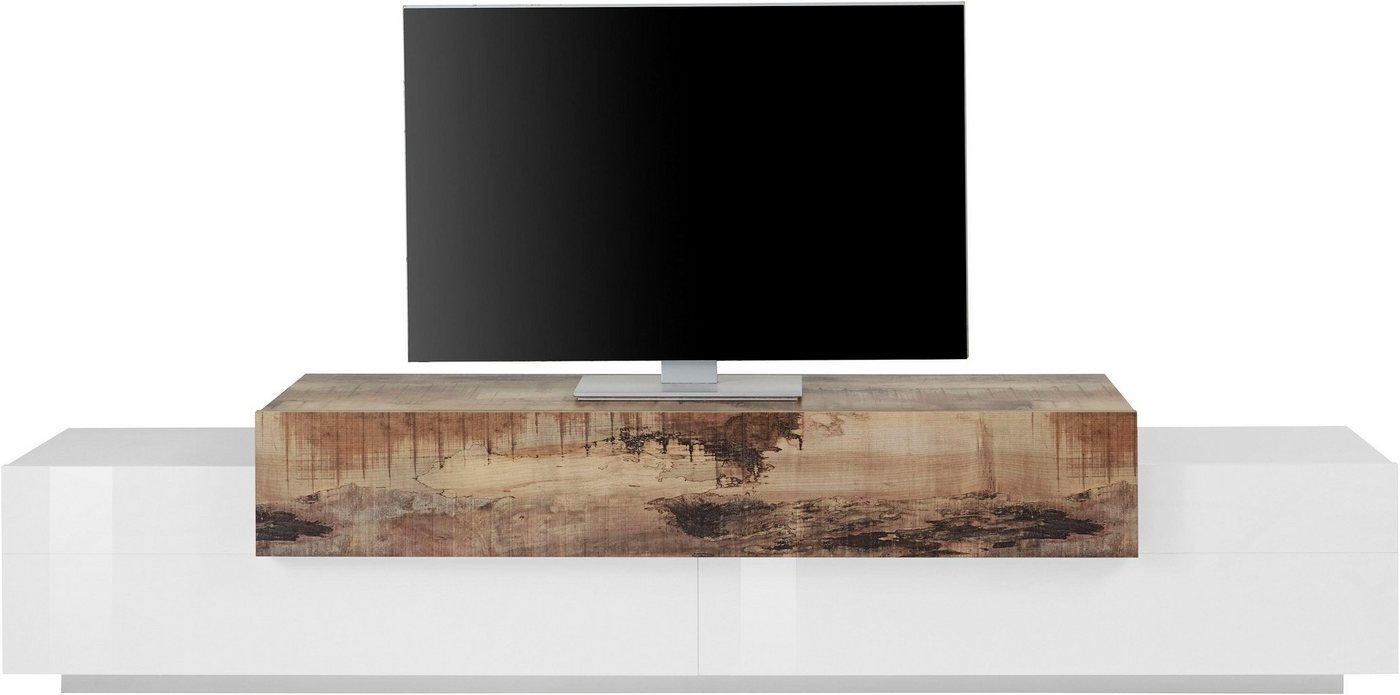 Home affaire Lowboard Coro,Lowboard,TV-Kommode,TV-Möbel,TV-Bank, mit 3 Klappen, (B/T/H) 240x45x51,6 cm – Bild 3 von 5