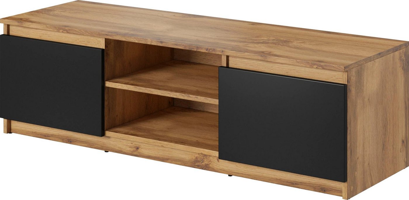 Home affaire Lowboard DINGO, zeitloser TV-Schrank, TV-Board Breite 120 cm, grifflose Fernsehschrank – Bild 2 von 5