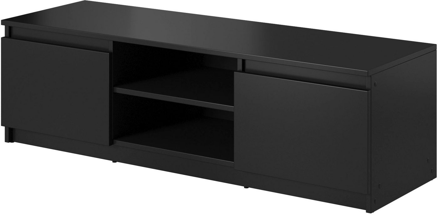 Home affaire Lowboard DINGO, zeitloser TV-Schrank, TV-Board Breite 120 cm, grifflose Fernsehschrank – Bild 2 von 5