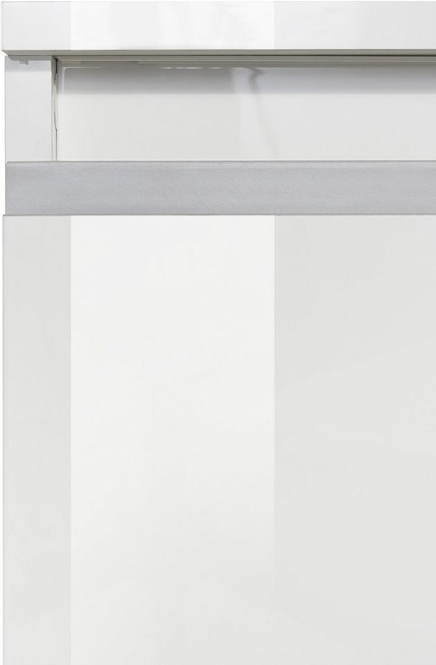 Home affaire Lowboard Magic,Lowboard,TV-Kommode,TV-Möbel,TV-Bank, Hochglanzlackiert, Alugriff, 2 Türen, 2 Schubkästen,B/T/H 240×40×40 cm – Bild 5 von 5