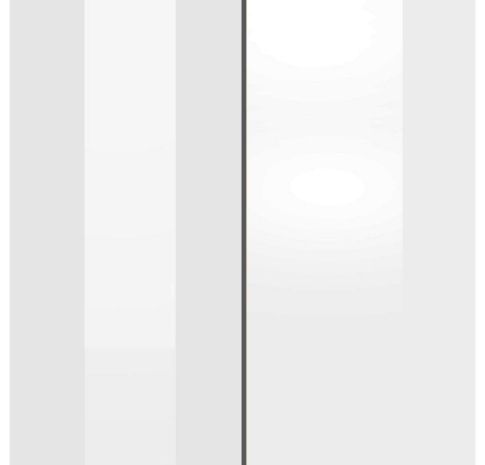 Home affaire Lowboard REAL TV-Möbel, 240 cm breit, 40/60 cm hoch, Hochglanz oder matt, Mit 4 Türen, davon 2 abgerundet, die ein ovales offenes Fach bilden – Bild 5 von 5