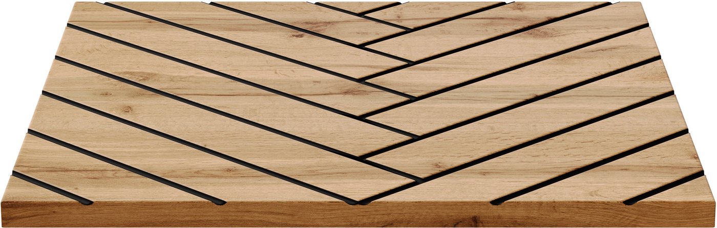 Home affaire Lowboard Vera, wahlweise mit oder ohne Beleuchtung, gefräste MDF Front mit 3D Effekt, stehend und hängend montierbar – Bild 4 von 5