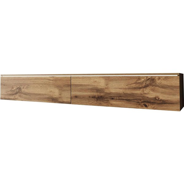 Home affaire Lowboard LOWBOARD VERA, wahlweise mit oder ohne Beleuchtung, Modernes griffloses TV-Board, 180 cm TV-Schrank, stehend und hängend