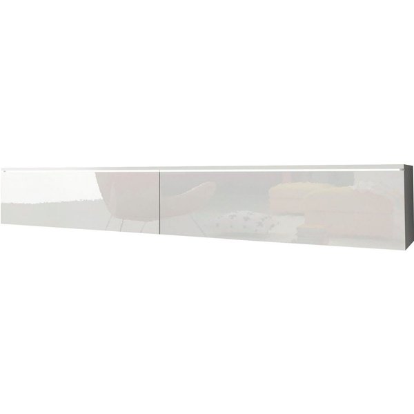 Home affaire Lowboard LOWBOARD VERA, wahlweise mit oder ohne Beleuchtung, Modernes griffloses TV-Board, 180 cm TV-Schrank, stehend und hängend