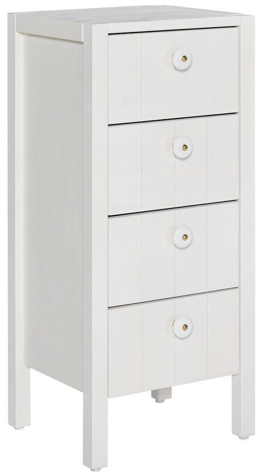 Home affaire Midischrank Tina Badmöbel, Kommode, Schrank, Breite 34 cm, Massivholz – Bild 2 von 5