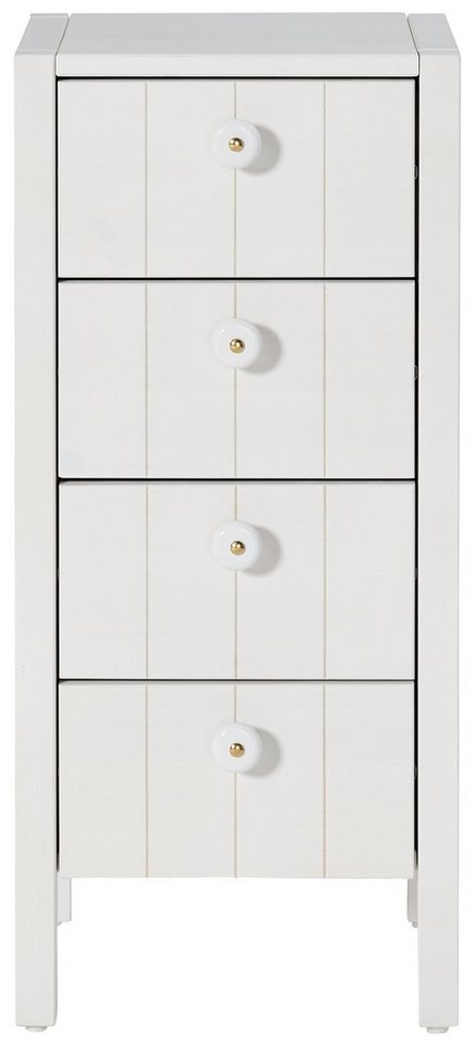 Home affaire Midischrank Tina Badmöbel, Kommode, Schrank, Breite 34 cm, Massivholz – Bild 4 von 5