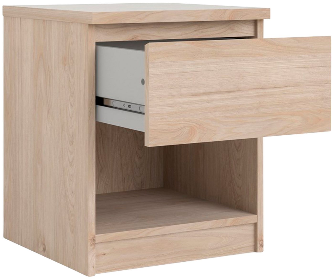 Home affaire Nachttisch Naia, Nachtkommode, Nachtschrank, Beistelltisch, mit 1 Schublade, Breite 40 cm, Höhe 50 cm – Bild 5 von 5