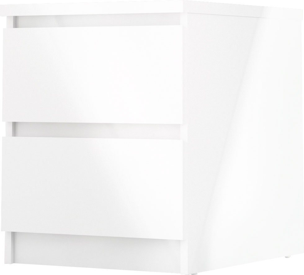 Home affaire Nachttisch Naia, Eleganter Nachttisch mit 2 Schubladen – Bild 4 von 5