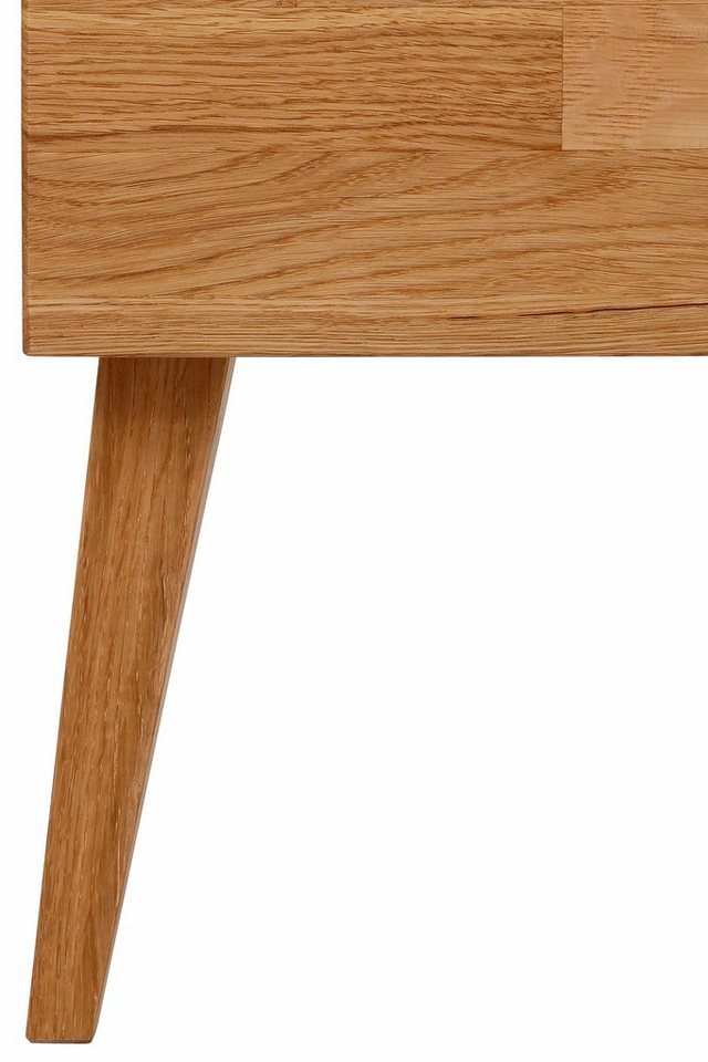Home affaire Nachttisch Natali, mit einer Schublade, aus massiver Eiche, Breite 45 cm – Bild 5 von 5