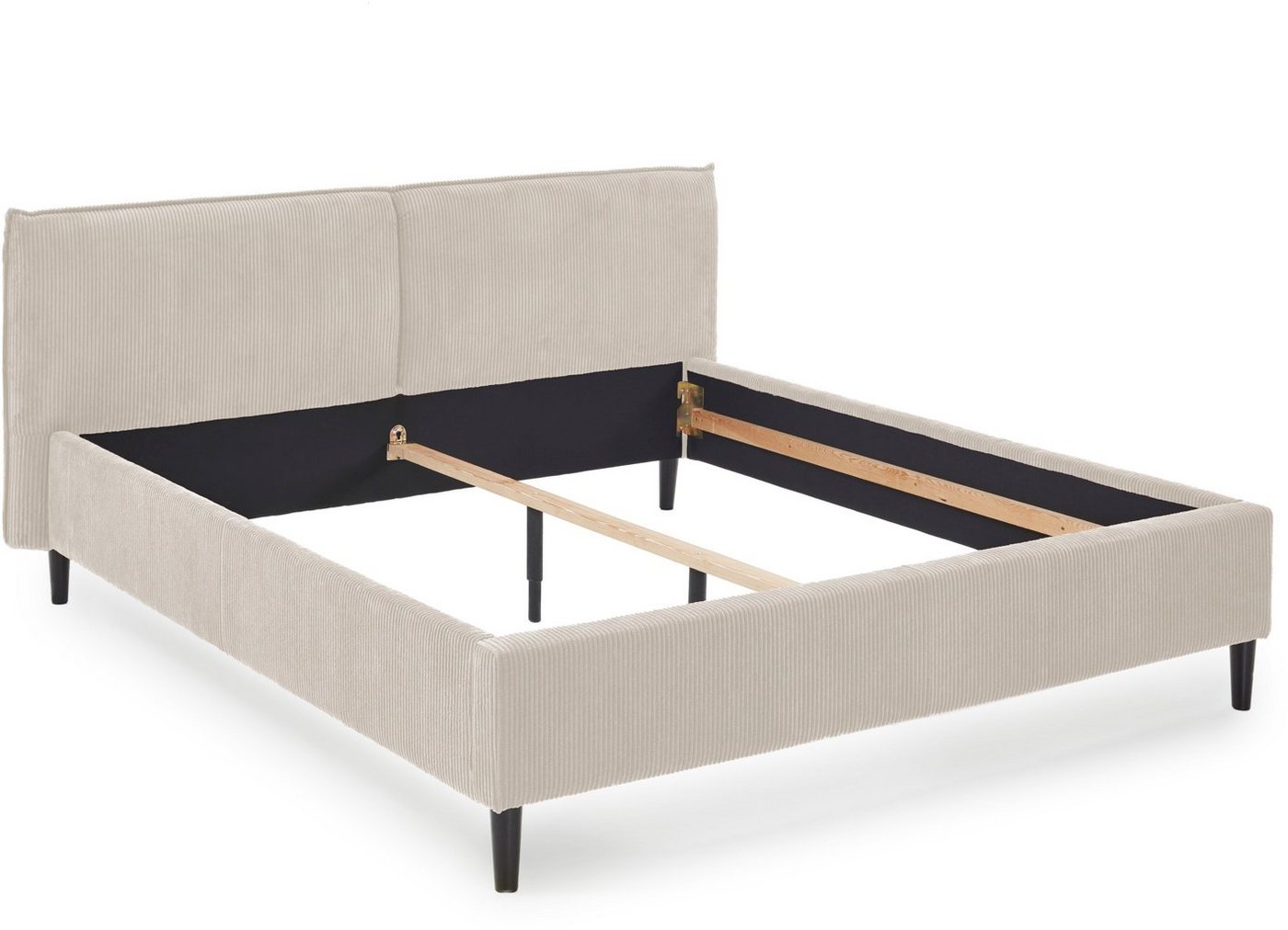 Home affaire Polsterbett Brookfield, mit Cordbezug und hoher Belastbarkeit – Bild 2 von 5