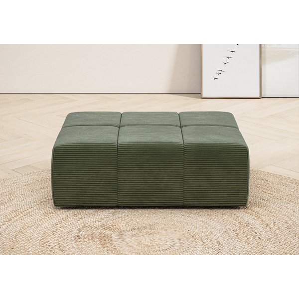 Home affaire Polsterhocker Ancona, Polsterhocker passend zum Sofa, Breite 107 cm, passend zur "Ancona"-Polsterserie, auch in Cord + Easy Care