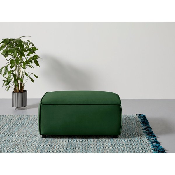 Home affaire Polsterhocker Marva, B: 100 cm, passend zur Polsterserie "Marva", Federkern