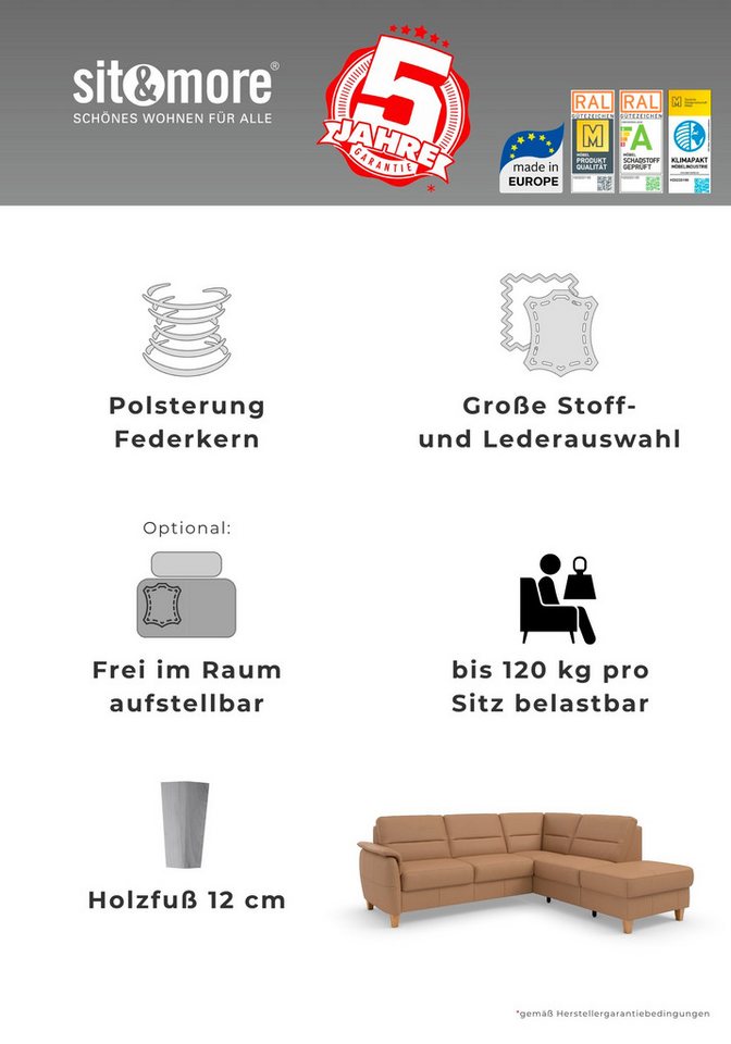 Home affaire Polsterhocker Palmera, B: 58 cm, mit Stauraum, Federkern – Bild 3 von 5