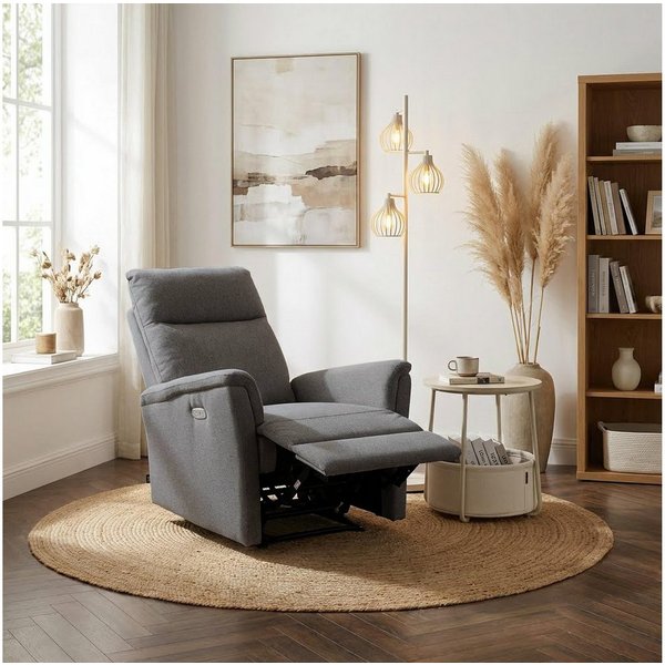 Home affaire Relaxsessel FINNARA, Relaxsessel, TV-Sessel, elelektrische Relaxfunktion, USB A/C, Liegefunktion 105°-135°, Federkern