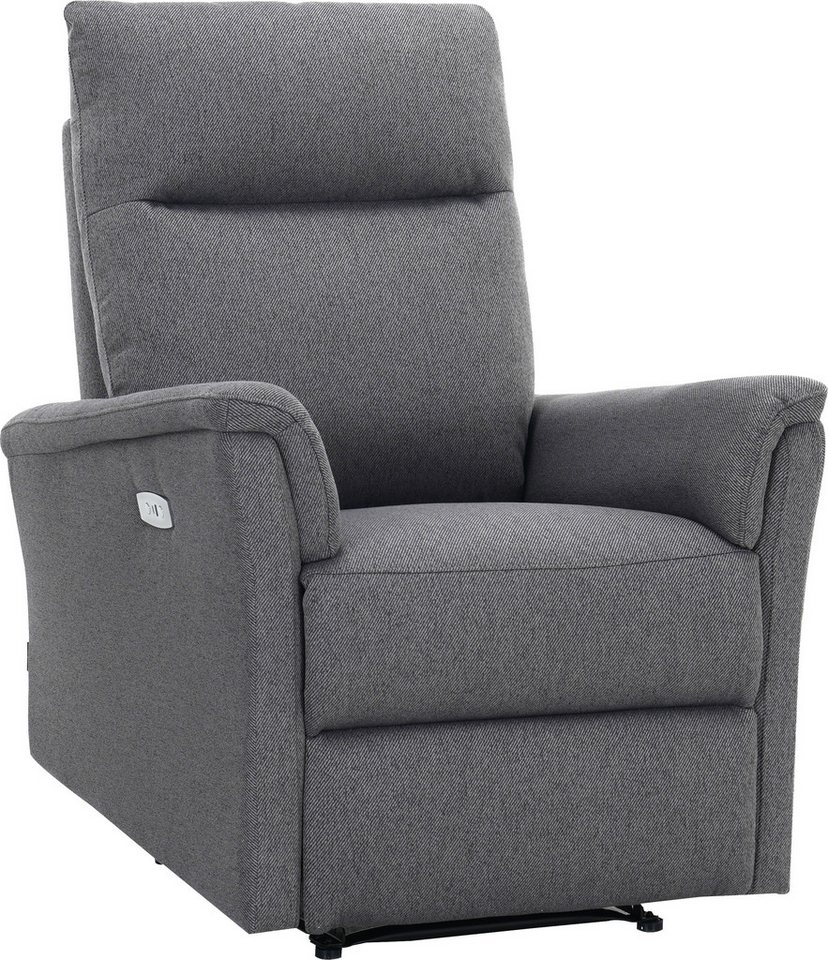 Home affaire Relaxsessel FINNARA, Relaxsessel, TV-Sessel, elelektrische Relaxfunktion, USB A/C, Liegefunktion 105°-135°, Federkern – Bild 5 von 5