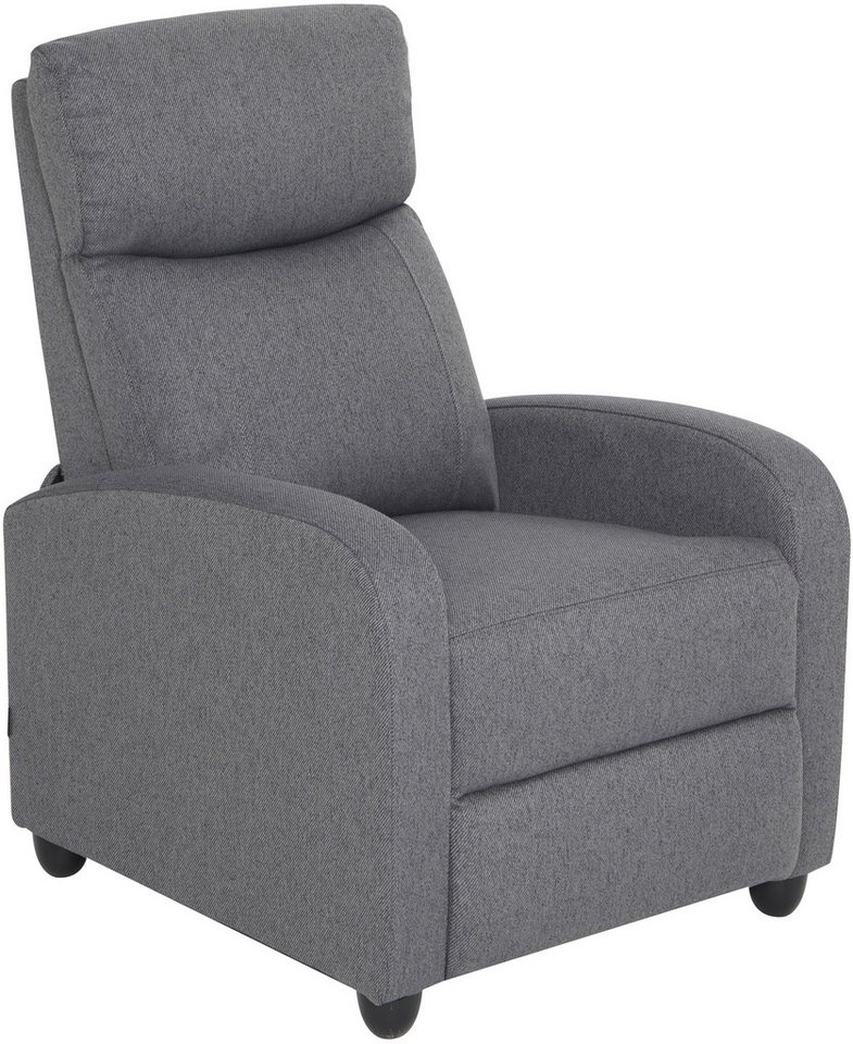 Home affaire Relaxsessel JULINOR, TV-Sessel, Ruhesessel mit Schlaffunktion, Webstoff, Liegesessel mit manueller Relaxfunktion – Bild 4 von 5