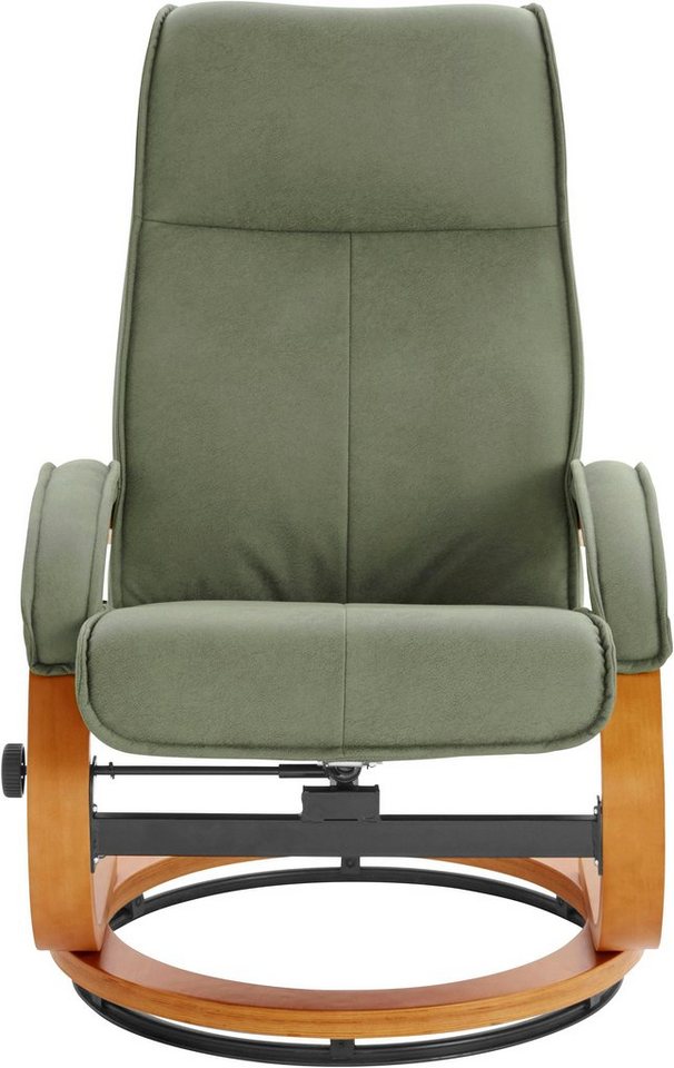 Home affaire Relaxsessel Lille, TV-Sessel, Sessel mit Hocker, Wohnzimmer, Schlaffunktion, Luxus-Microfaser Bezug und Holzgestell, Sitzhöhe 46 cm – Bild 2 von 5