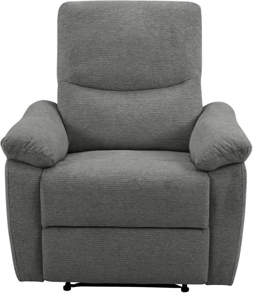 Home affaire Relaxsessel ODILON, TV-Sessel mit Relax- und Liegefunktion, Struktur-Bezug, manuelle und elektrische Funktion (mit USB A/C), Federkern-Polsterung – Bild 2 von 5