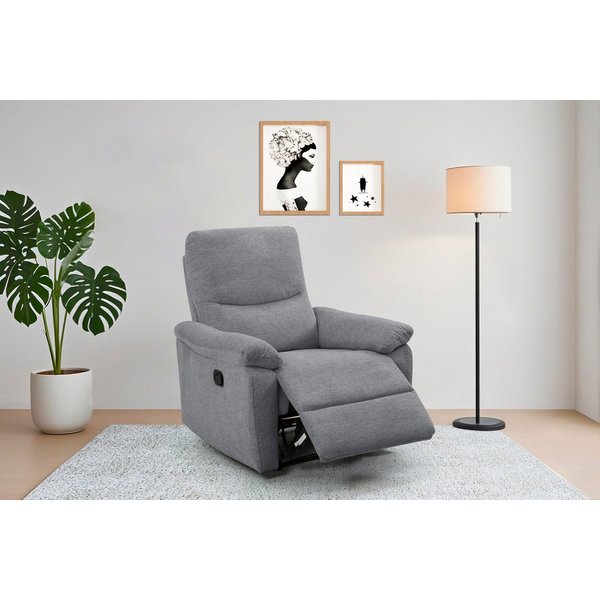Home affaire Relaxsessel ODILON, TV-Sessel mit Relax- und Liegefunktion, Struktur-Bezug, manuelle und elektrische Funktion (mit USB A/C), Federkern-Polsterung