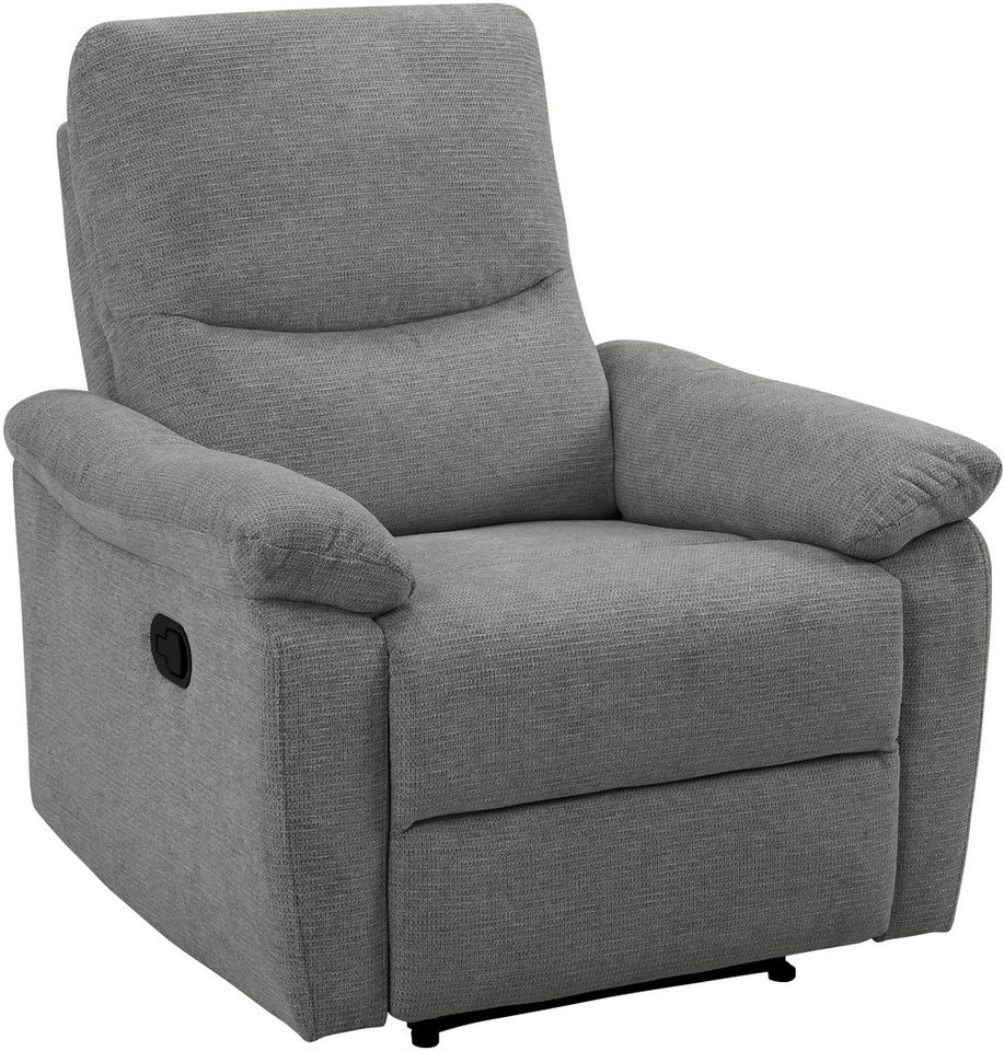 Home affaire Relaxsessel ODILON, TV-Sessel mit Relax- und Liegefunktion, Struktur-Bezug, manuelle und elektrische Funktion (mit USB A/C), Federkern-Polsterung – Bild 3 von 5