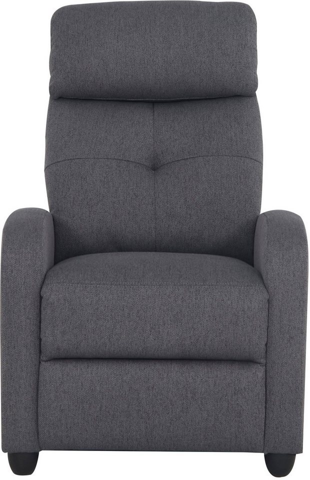 Home affaire Relaxsessel VESOUL, TV-Sessel, Ruhesessel mit Schlaffunktion, Webstoff, Loungesessel mit manueller Relax- und Liegefunktion (105°-135) – Bild 2 von 5