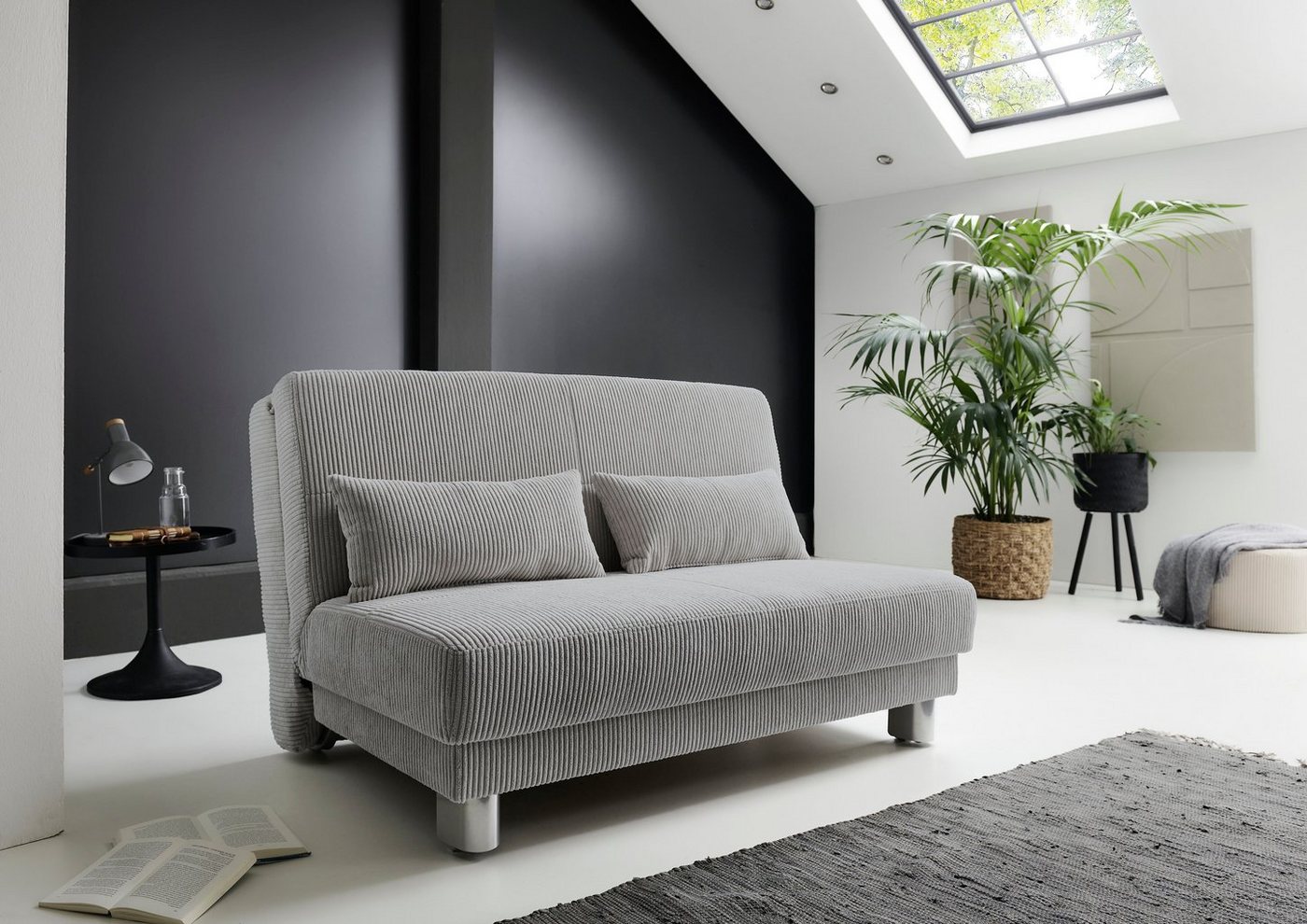 Home affaire Schlafsofa Gina, mit einem Handgriff vom Sofa zum Bett – Bild 2 von 5