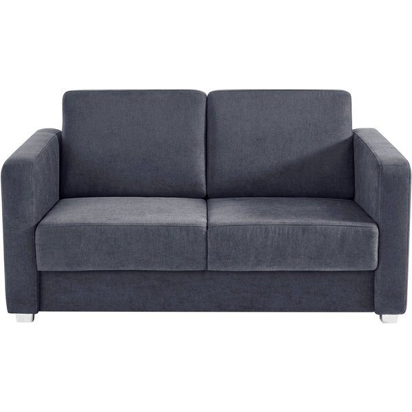 Home affaire Schlafsofa MIA modern und bequem, schmale Armlehnen, Einzelauszug, mit 2 Einzelauszügen als Längsschläfer