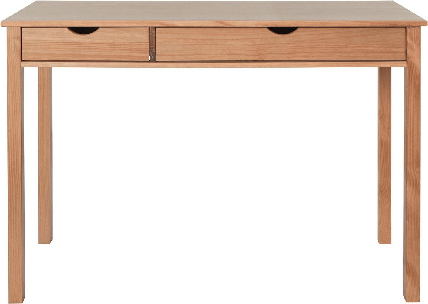 Home affaire Schreibtisch Gava, massives Kiefernholz, für das home office, Breite 100/120/140/160 cm – Bild 3 von 5