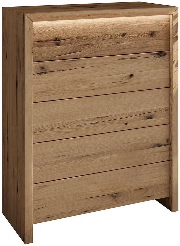 Home affaire Schubkastenkommode Ambroise, Breite 88cm, inkl. LED-Beleuchtung – Bild 4 von 5