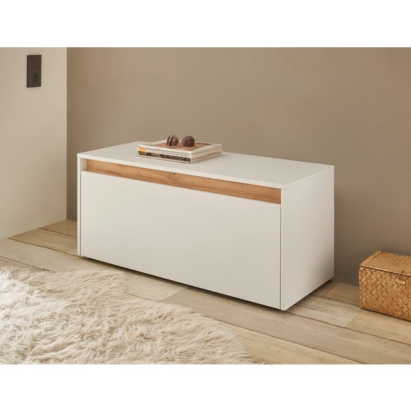 Home affaire Schuhbank GiRON/CiTY, Garderobenbank mit Klappe, Sitzbank in vier Farben, viel Stauraum, Platz für ca. 8 Paar Schuhe, 100 cm breit