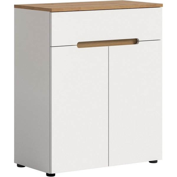 Home affaire Schuhkommode REHAT, TOPSELLER!, Breite 80cm, 2 Türen, 1 Schubkasten, 4 Fächer (1 St., in verschiedenen Farben erhältlich, Platz für ca. 12 Paar Sch