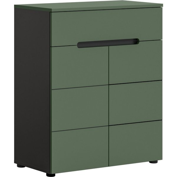 Home affaire Schuhkommode REHAT, TOPSELLER!, Breite 80cm, 2 Türen, 1 Schubkasten, 4 Fächer (1 St., in verschiedenen Farben erhältlich, Platz für ca. 12 Paar Sch