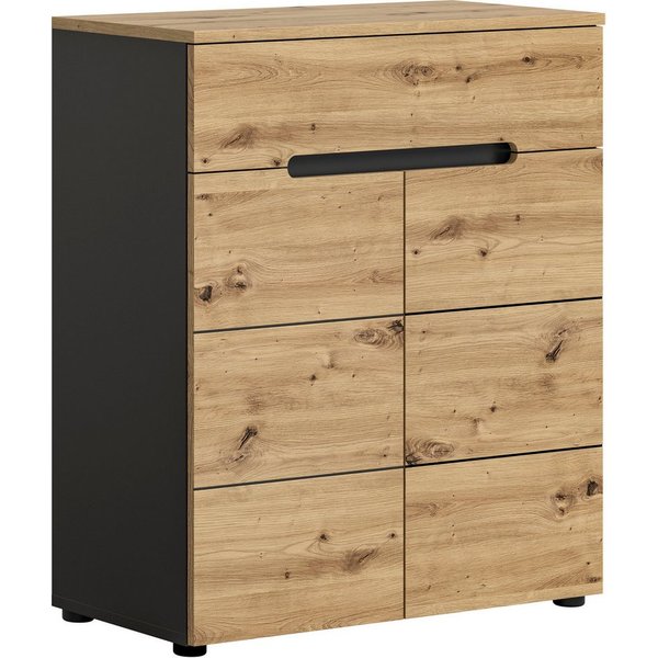 Home affaire Schuhkommode REHAT, TOPSELLER!, Breite 80cm, 2 Türen, 1 Schubkasten, 4 Fächer (1 St., in verschiedenen Farben erhältlich, Platz für ca. 12 Paar Sch