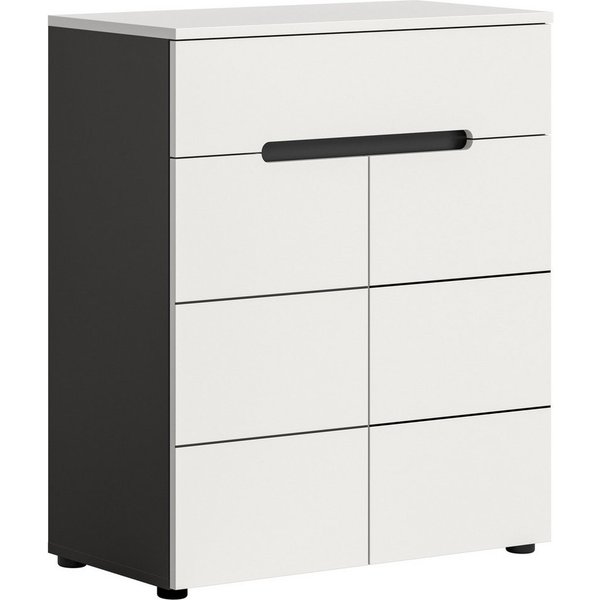 Home affaire Schuhkommode REHAT, TOPSELLER!, Breite 80cm, 2 Türen, 1 Schubkasten, 4 Fächer (1 St., in verschiedenen Farben erhältlich, Platz für ca. 12 Paar Sch