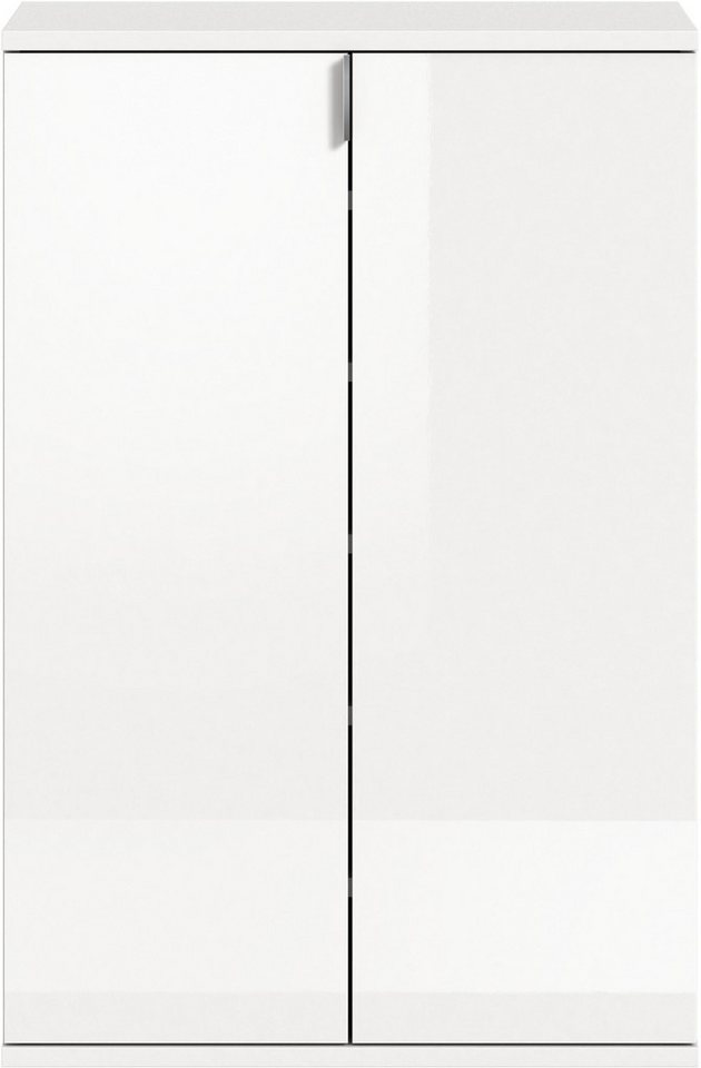 Home affaire Schuhkommode Trondheim, Breite 61 cm, 2 Türen, 5 Einlegeböden, 6 Fächer, Garderobenkommode, Schuhschrank, Schuhkommode, Anrichte, Flurschrank – Bild 5 von 5