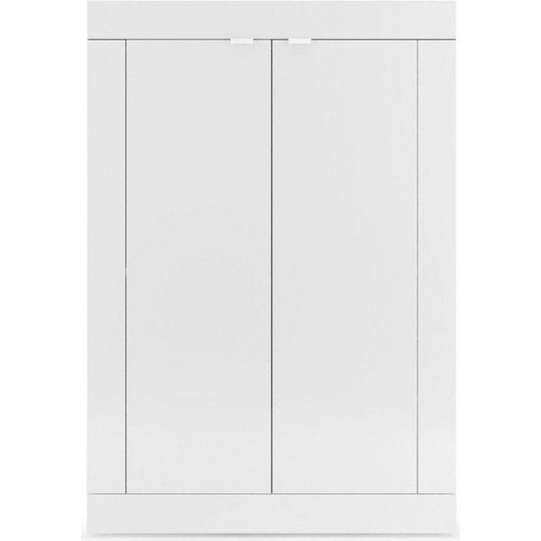 Home affaire Schuhschrank Basic Breite 78 cm, Höhe 116 cm, Schuhkommode, moderne Rahmenoptik, Metallgriffe, 4 Einlegeböden
